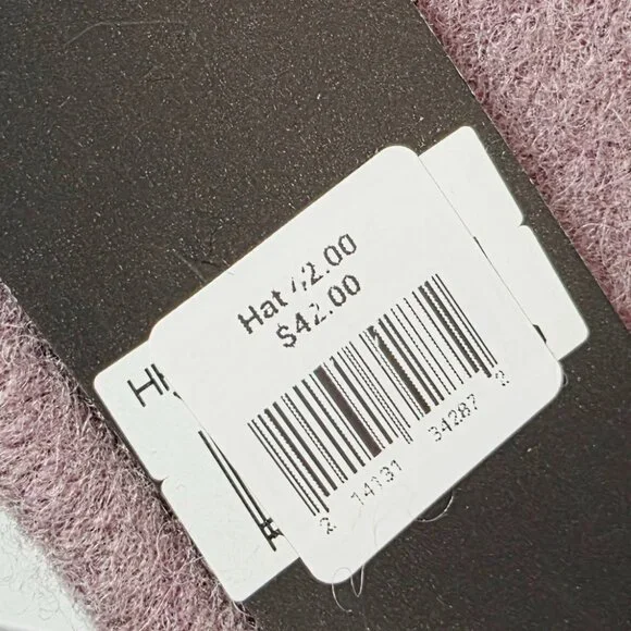 Blush Pink Wide Brim Wool Felt Hat | Boho Rancher Style by myBasic - Picture 3 of 7